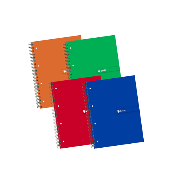 Cuaderno Enri tapa extra dura A4 microperf.