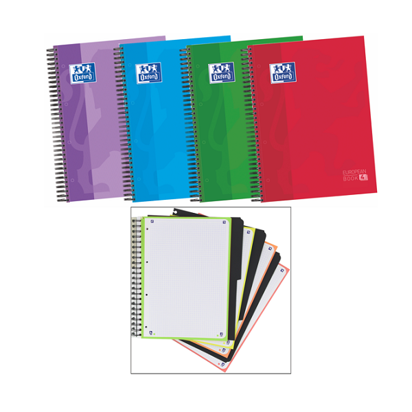 Cuaderno europ. Book 4 Oxford tapa extrad.