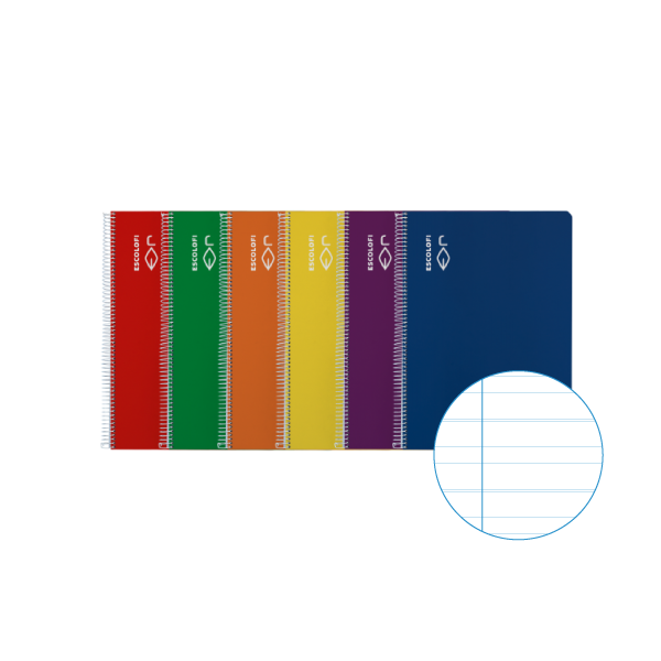 Cuaderno Escolofi tapa dura 4º 50 h. montesori 3,5