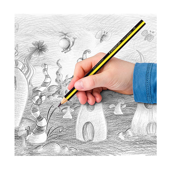 Lápiz Staedtler Noris HB 119 jumbo. Bote de 72