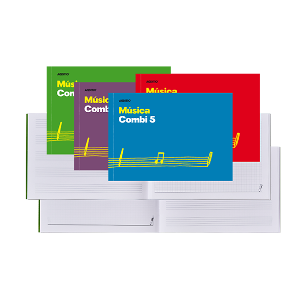 Cuaderno música primaria combi 5 Additio 48 pag.