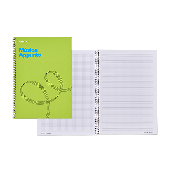 Cuaderno música secundaria appunto Additio 40 p.