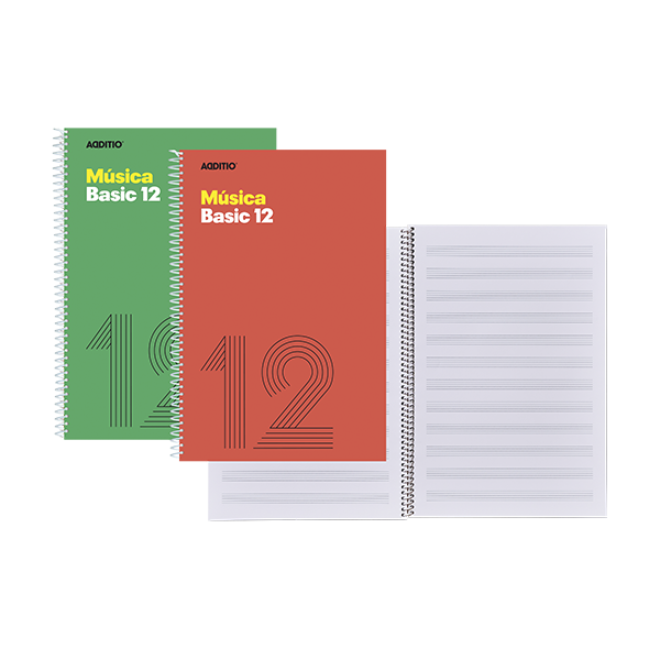 Cuaderno música secundaria basic 12 Additio