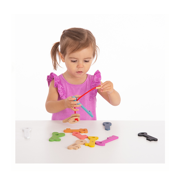 Llaves madera Arco Iris