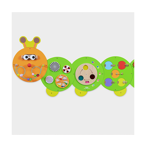 Paneles para pared con actividades Oruga