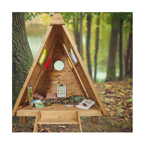 Escondite observatorio del bosque