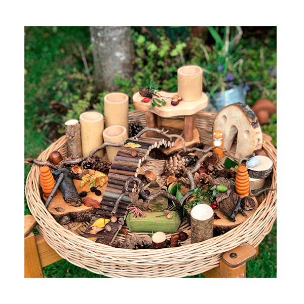 Bandeja mimbre Ø60 cm