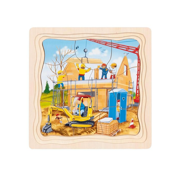 Puzzle de capas, construimos una casa