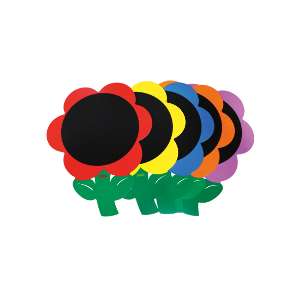Pizarras en forma de flor. Set de 5