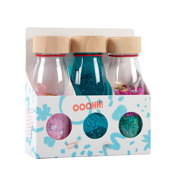 Botella sensoriale fantasía Pack 3