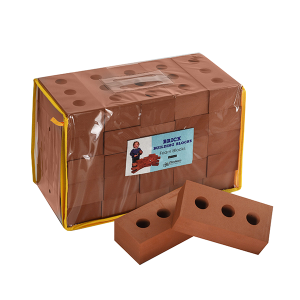 Ladrillos gigantes tamaño natural. Set de 25