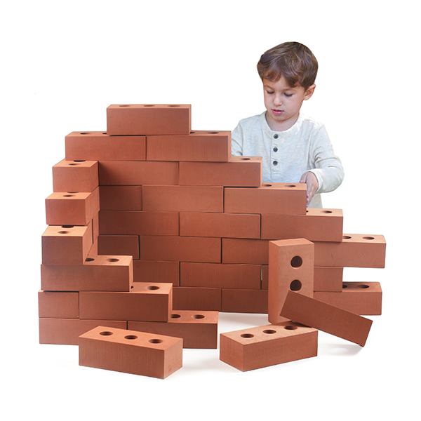 Ladrillos gigantes tamaño natural. Set de 25