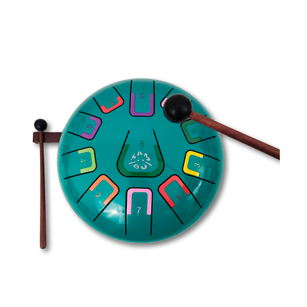 Tambú turquesa 11 notas Ø20,5 cm