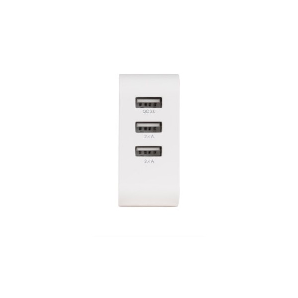 Cargador pared ultrarrapido 3X Usb 36W 7.8A USBPOWER-3FAST