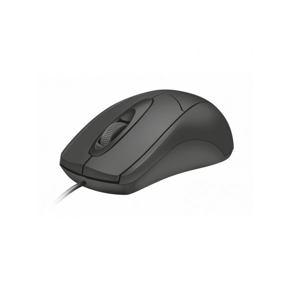 RATÓN CON CABLE ÓPTICO TRUST ZIVA - SENSOR ÓPTICO 1200 PPP