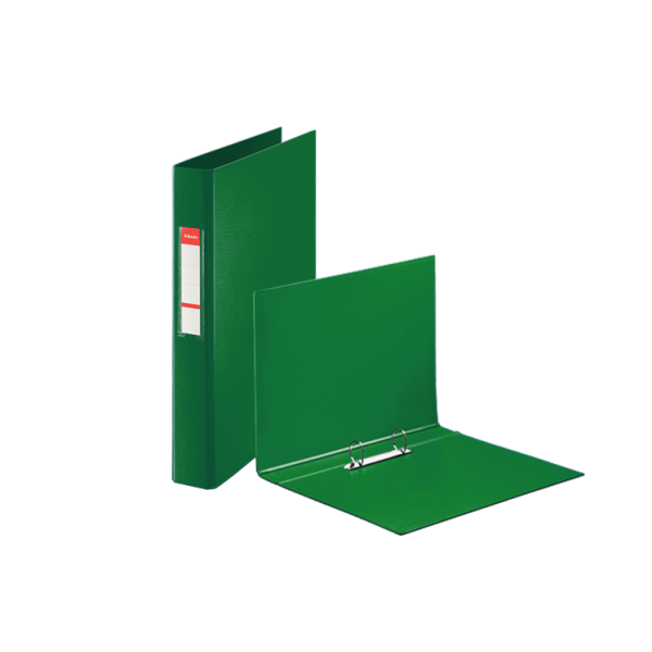 ¿Carpeta Esselte 2 anillas 25 mm. Verde