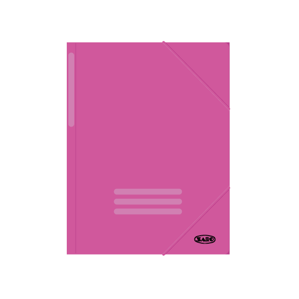 Carpeta gomas cartón Fucsia (20/100)