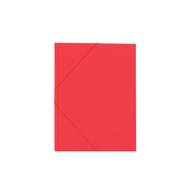 Carpeta gomas solapa PVC Rojo (6)