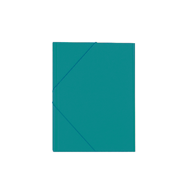 Carpeta gomas solapa PVC Verde (6)