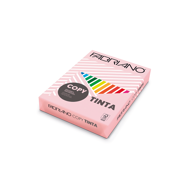 Paq. 500 h. papel Colore A4 Rosa