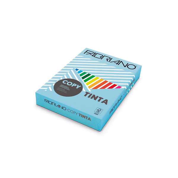 Paq. 500 h. papel Colore A4 Azul claro