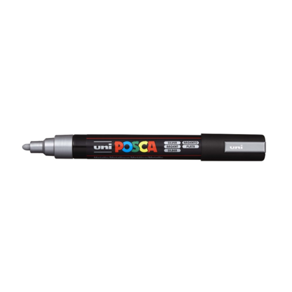 Rotulador Uni Posca PC-5M Plata (6)