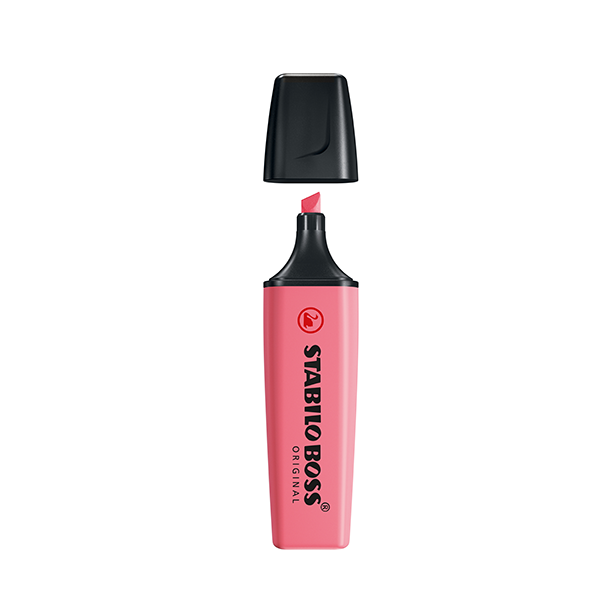 Marcador Stabilo Boss original pastel Rosa 70/129 (10)