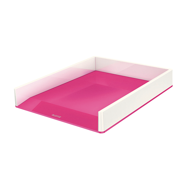 ¿¿Bandeja Leitz WOW DUAL Fucsia metaliz./Blanco