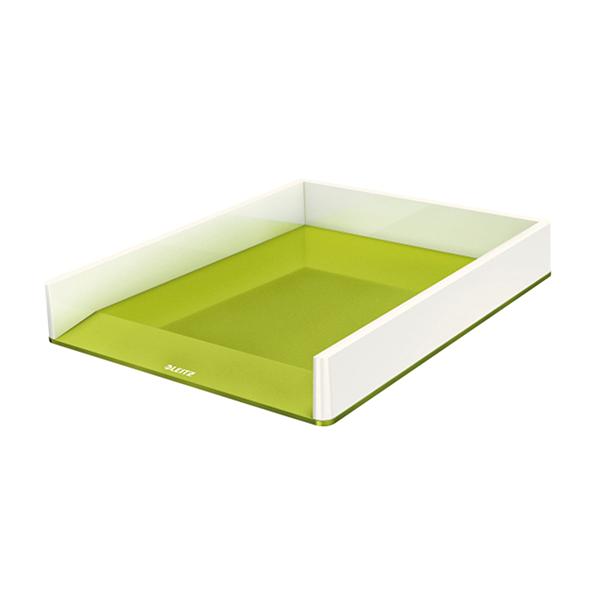 ¿¿Bandeja Leitz WOW DUAL Verde metaliz./Blanco
