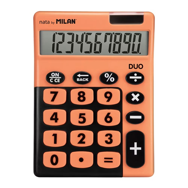 Calculadora Milan Duo naranja (1)