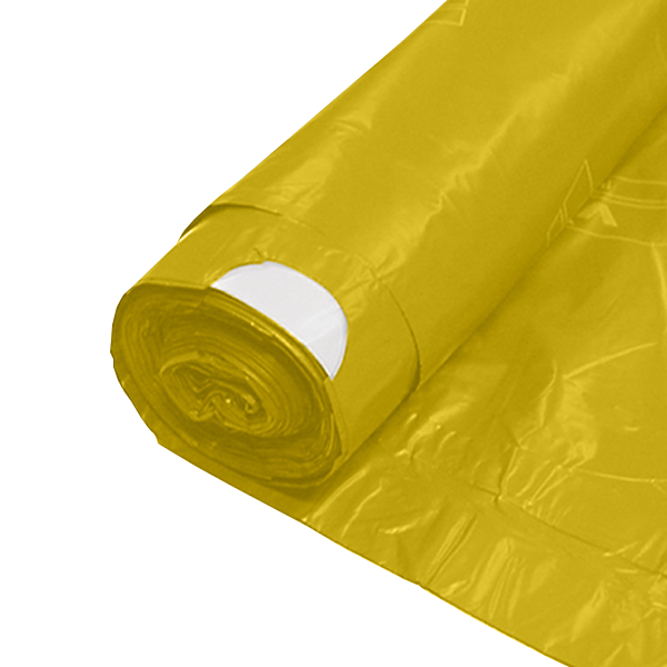Rollo 25 bolsas basura Amarillo 52x62