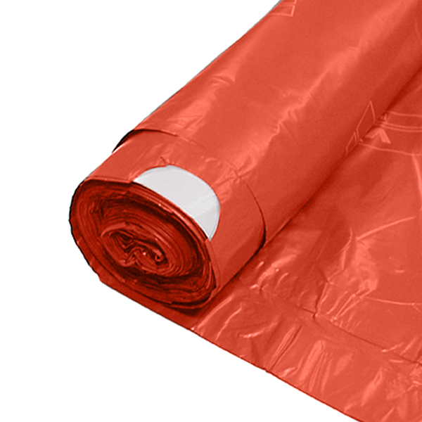 Rollo 25 bolsas basura Rojo 52x62