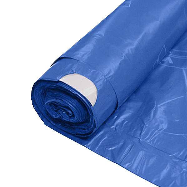 Rollo 25 bolsas basura Azul 52x62