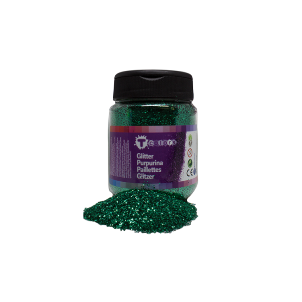 ¿¿Bote 130 g. purpurina Verde