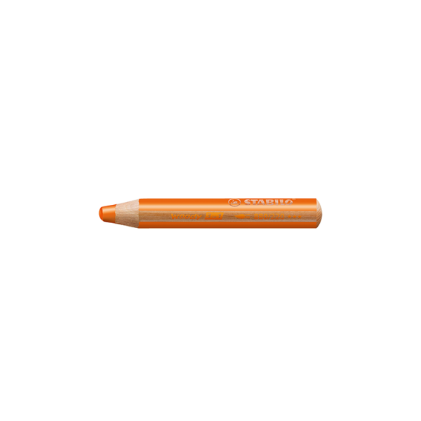 Estuche 5 lápices Stabilo Woody 3 en 1 Naranja (5)