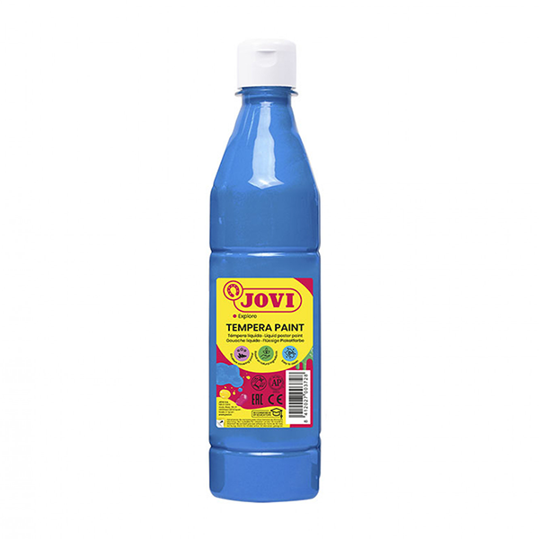 Témpera líquida Jovi 500 ml. Azul claro (12)