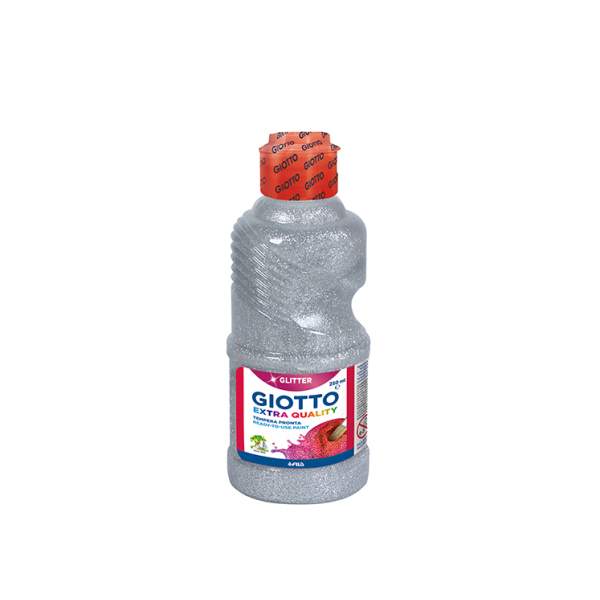 Témpera purpurina Giotto 250 ml. Plata (8)
