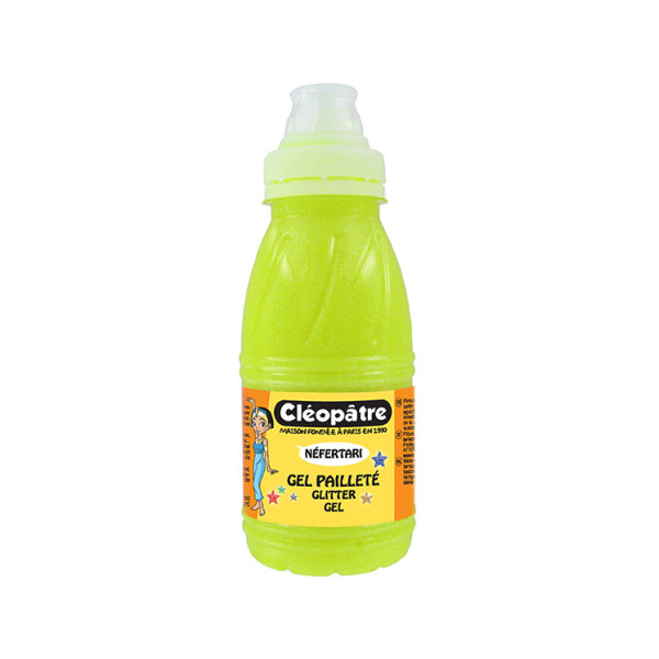 ¿¿Gel purpurina Cleopatre neón 250 ml. Amarillo