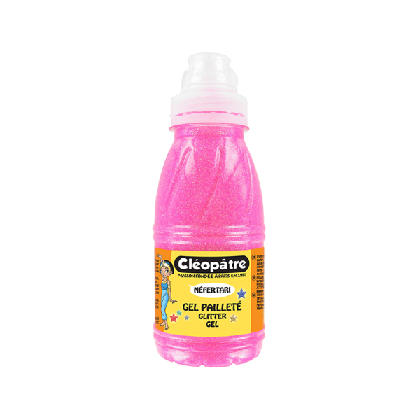 ¿¿Gel purpurina Cleopatre neón 250 ml. Rosa