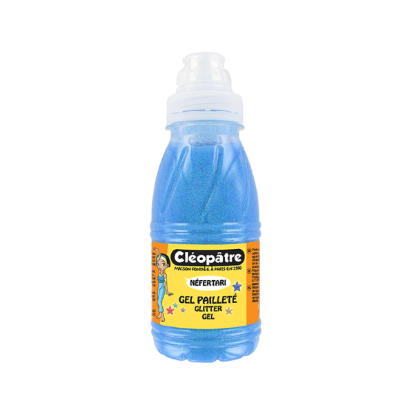 ¿¿Gel purpurina Cleopatre neón 250 ml. Azul