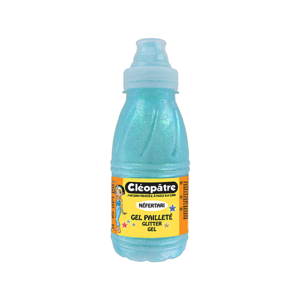 ¿¿Gel purpurina Cleopatre neón 250 ml. Azul hielo
