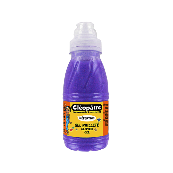 ¿¿Gel purpurina Cleopatre neón 250 ml. Violeta